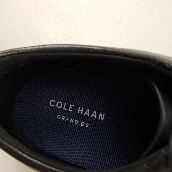 Cole Haan Grand Crosscourt II Shoe Mens 13 Black Leather Lace Up Casual Sneaker - Picture 10 of 11